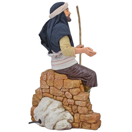 San Giuseppe seduto in movimento serie 30 cm Pigini