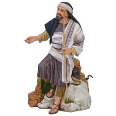 San Giuseppe seduto in movimento serie 30 cm Pigini 2