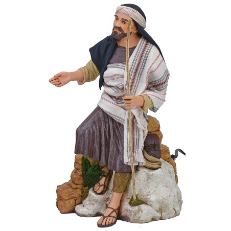 San Giuseppe seduto in movimento serie 30 cm Pigini