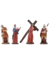 Ascent to Calvary with statues 12-13 cm h. 