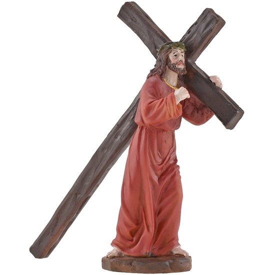 Ascent to Calvary with statues 12-13 cm h. 