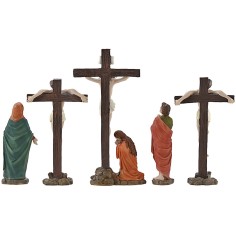 Crucifixion scene 12-13 cm Paschal statues 2