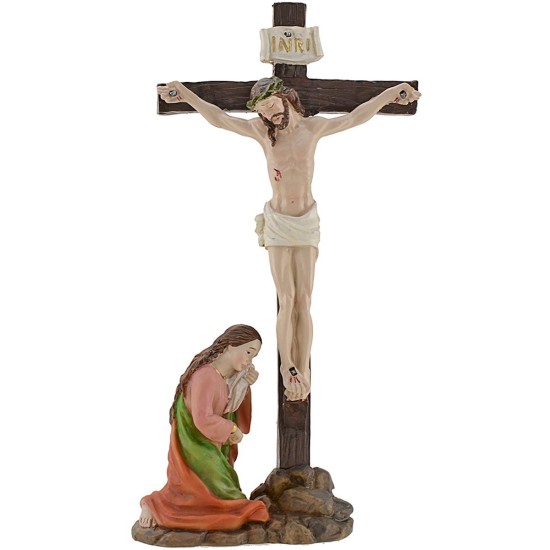 Scena crocifissione cm 12-13 Statue Pasquali Mondo Presepi