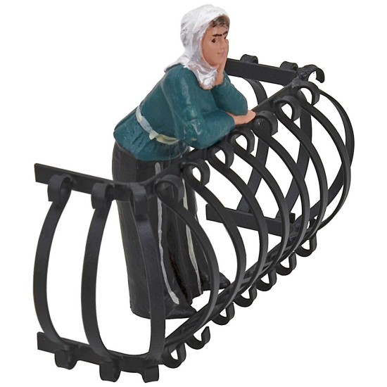 Donna affacciata 10 cm Euromarchi