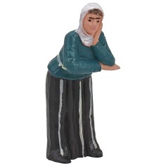 Mujer asomada 10 cm Euromarchi Mundo Pesebres