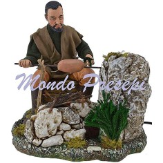 The man on the spit, 30 cm in - motion- 3 movements 2