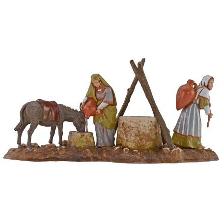 Scena donne al pozzo 10 cm Landi Moranduzzo Mondo Presepi