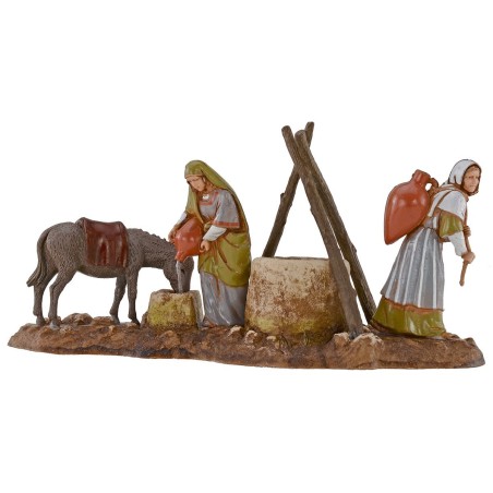 Scena donne al pozzo 10 cm Landi Moranduzzo