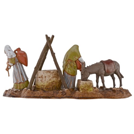 Scena donne al pozzo 10 cm Landi Moranduzzo Mondo Presepi