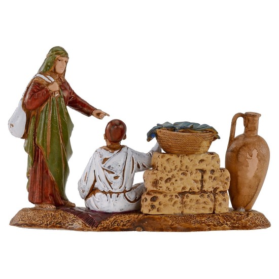 Venditore di anfore 10 cm Landi Moranduzzo cost. Storici