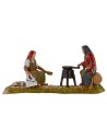 Gruppo castagnara 10 cm Landi Moranduzzo Mondo Presepi