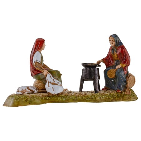 Gruppo castagnara 10 cm Landi Moranduzzo Mondo Presepi