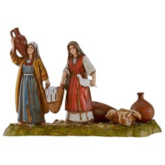 Donne con panni e anfore 10 cm Landi Moranduzzo Mondo Presepi