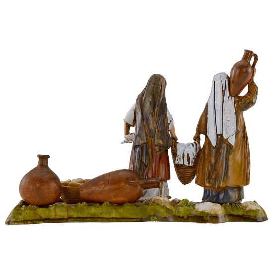 Donne con panni e anfore 10 cm Landi Moranduzzo Mondo Presepi
