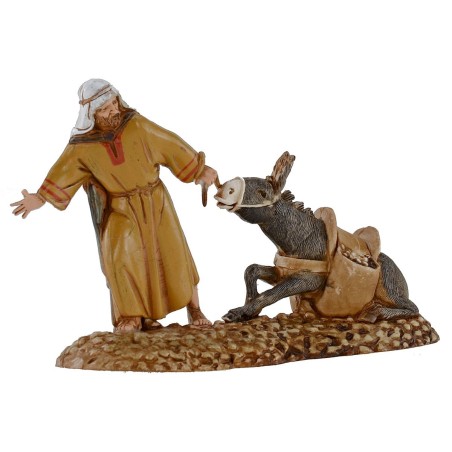 Man pulling the donkey 10 cm Landi Moranduzzo cost. Historians