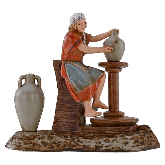 Escena alfarero 10 cm Landi Moranduzzo fig. Históricas Mundo Pesebres