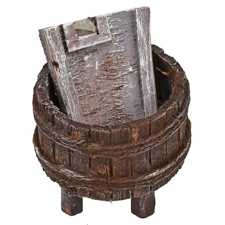 Tinozza con lavapanni cm ø 5,1x4,4 h