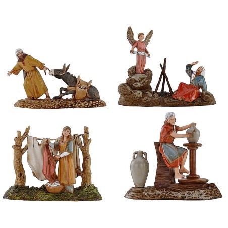 Grupo personajes 10 cm Landi Moranduzzo const. Históricos Mundo