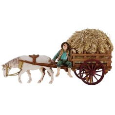 Carro con fieno serie 10 cm Landi Moranduzzo Mondo Presepi