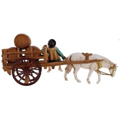 Carro con barriles serie 10 cm Landi Moranduzzo Mundo Pesebres 2