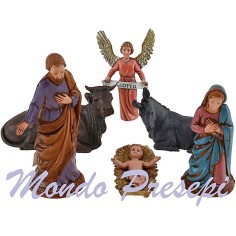 Natività 6 soggetti serie 10 cm Landi Moranduzzo Mondo Presepi
