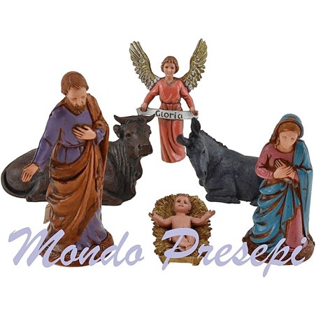 Natività 6 soggetti serie 10 cm Landi Moranduzzo Mondo Presepi
