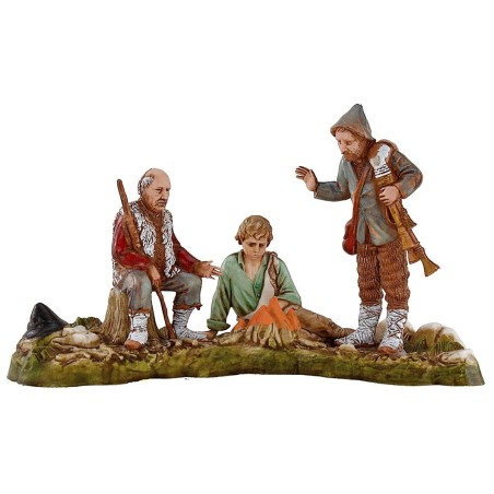 6 Groups of statues 10 cm Landi Moranduzzo