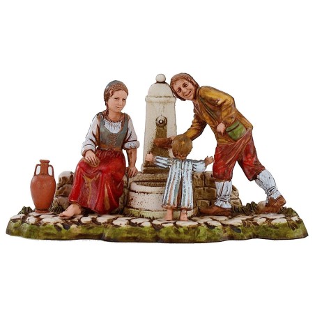 6 Groups of statues 10 cm Landi Moranduzzo