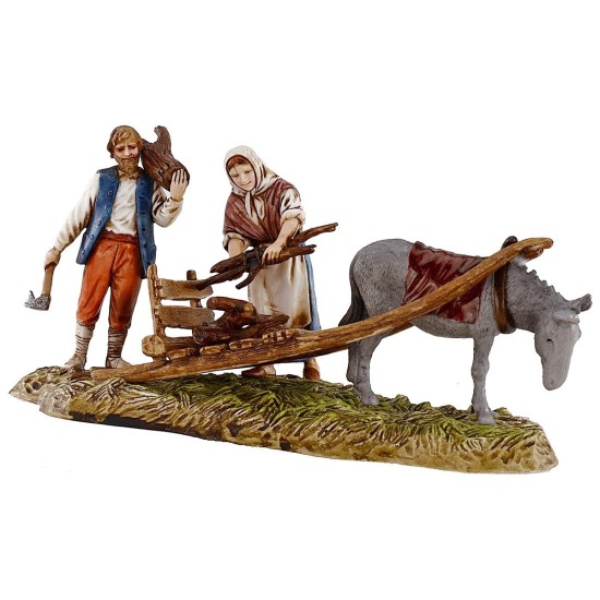 Gruppo Treggia serie 10 cm Landi Moranduzzo Mondo Presepi