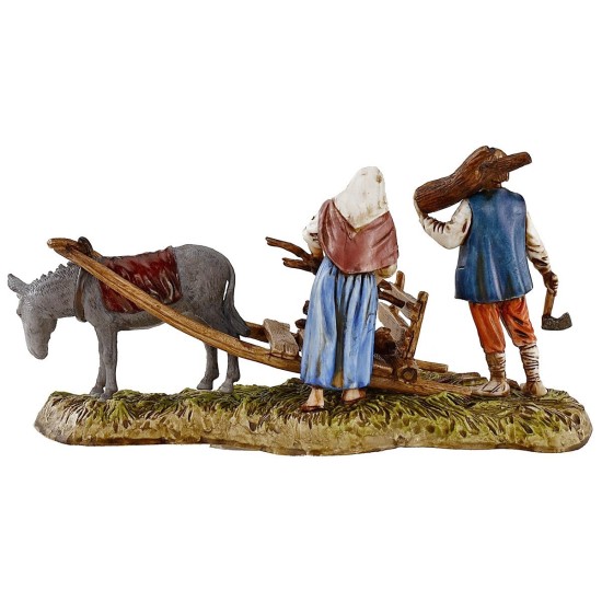 Gruppo Treggia serie 10 cm Landi Moranduzzo Mondo Presepi