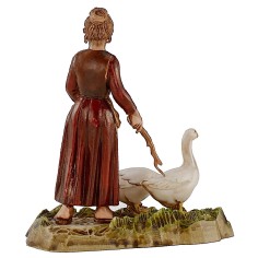 Donna con oche 10 cm Landi Moranduzzo Mondo Presepi 2