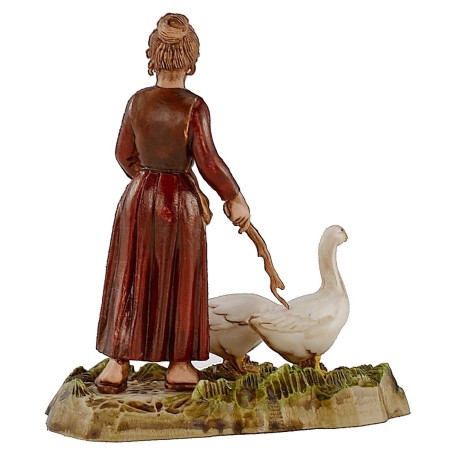 Mujer con gansos 10 cm Landi Moranduzzo Mundo Belenes