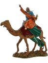Tres Reyes Magos en camello de 12 cm Landi Moranduzzo