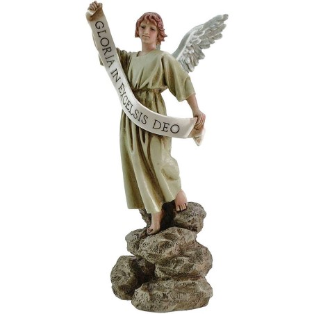 Angelo Gloria Landi Moranduzzo 15 cm en resina Mondo Presepi