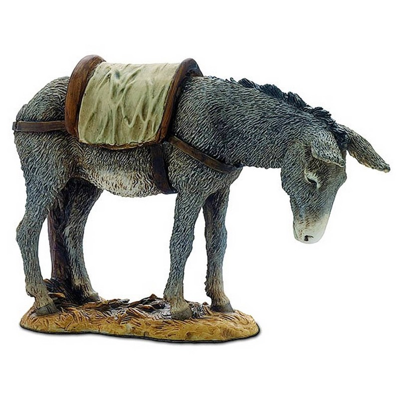 Donkey in resin Landi Moranduzzo for statues 15 cm