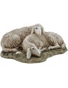 Sheep lying Landi Moranduzzo 15 cm in resin
