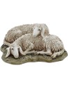 Sheep lying Landi Moranduzzo 15 cm in resin