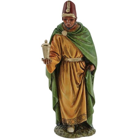 Tre Re Magi Landi Moranduzzo 15 cm in resina Mondo Presepi
