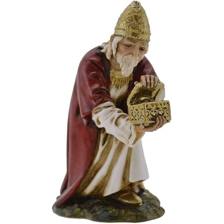 Tre Re Magi Landi Moranduzzo 15 cm in resina Mondo Presepi