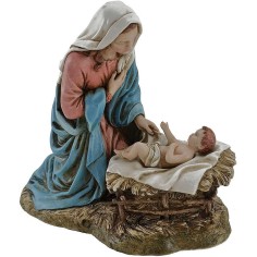 Madonna con bambino Landi Moranduzzo 20 cm en resina