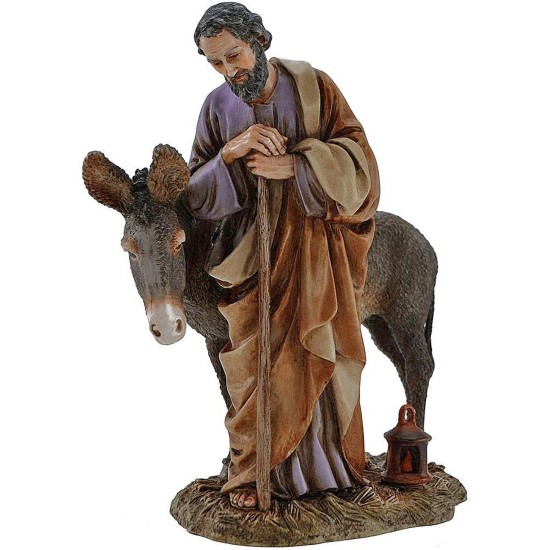 Saint Joseph with Donkey Landi Moranduzzo 20 cm