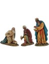 Tres Reyes Magos Landi Moranduzzo de 20 cm en resina