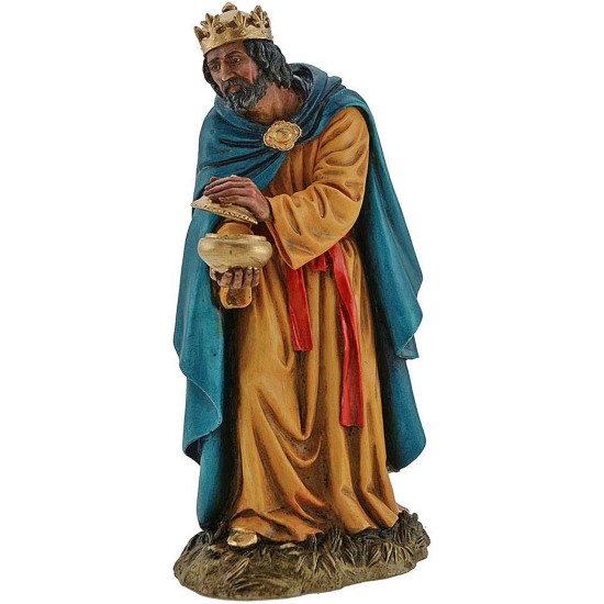 Tres Reyes Magos Landi Moranduzzo 20 cm en resina Mundo Pesebres