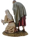 Old man and girl Landi Moranduzzo 20 cm in resin
