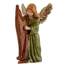 Ángel de 7 cm Landi Moranduzzo con arpa Mundo 2