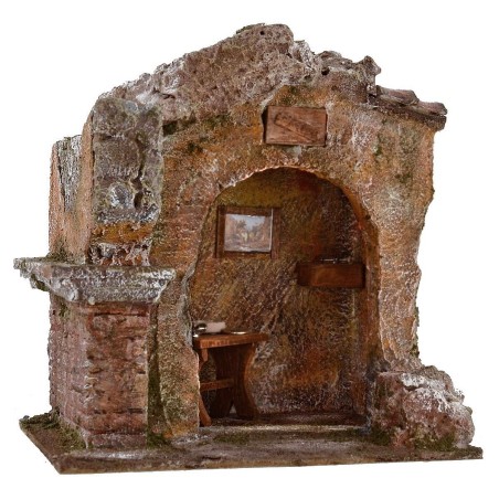 Escenario de zapatero para belén de 19,5x14,5x19,5 cm de altura