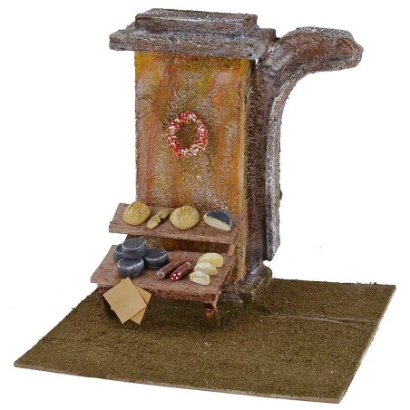 Setting with cheese and salami counter cm 19.5x17.5x18.6 h for