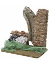 Ambientación con puesto de pescado de 9x6x9,5 cm de altura para