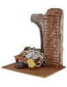Ambientación con mostrador de pescado para estatuas de 12 cm