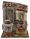 Ambientazione cucina per presepe cm 14,5x12x18 h. per statue 10